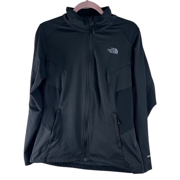 The North Face Jackets & Blazers - The North Face Womens Windstopper Black Full Zip Jacket Large